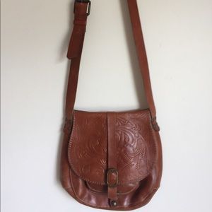 Patricia Nash Italian leather crossbody purse